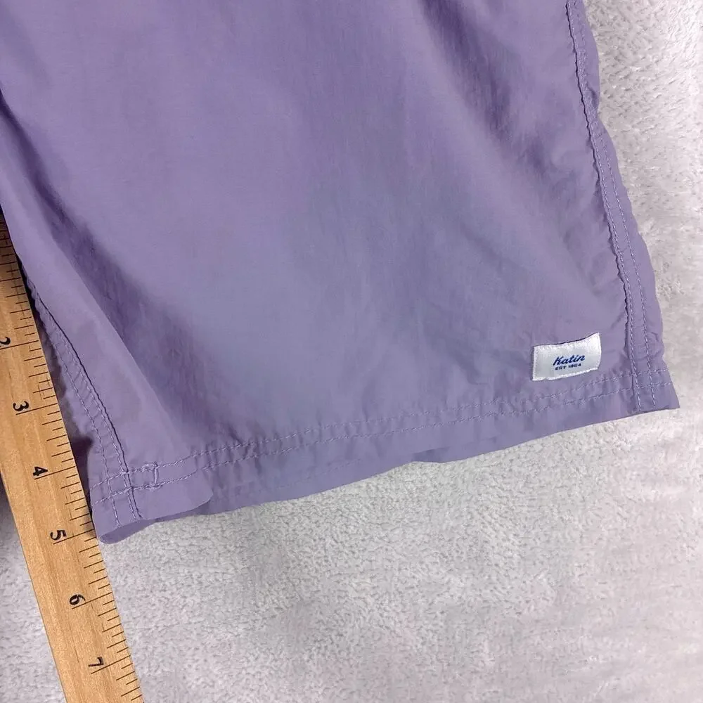 Katin Swim Trunks Mens L Purple Nylon Preppy Beach Summer Surf Classic Huckberry